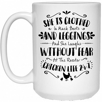 15 oz. White Mug