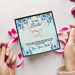 12VT. To My Bestie That Say Best Friends Interlocking Hearts Necklace 5