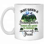 When a Grandfather, White, 11 oz. White Mug