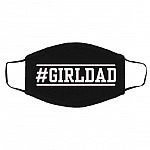 Girl Dad mask, Black, Cloth Face Cover – Medium/Large
