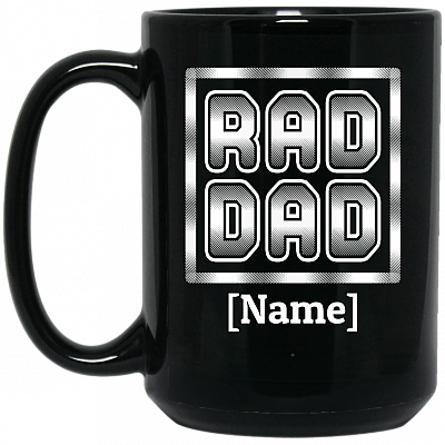 15 oz. Black Mug