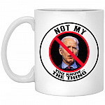 biden mug, White, 11 oz. White Mug