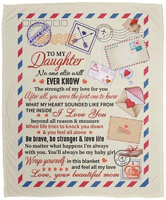 Airmail to My, White, Cozy Plush Fleece Blanket - 50x60