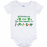 Irish Baby Onesie, White, Baby Onesie - 12 Month
