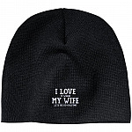 Golfing Hat, Black, Acrylic Beanie