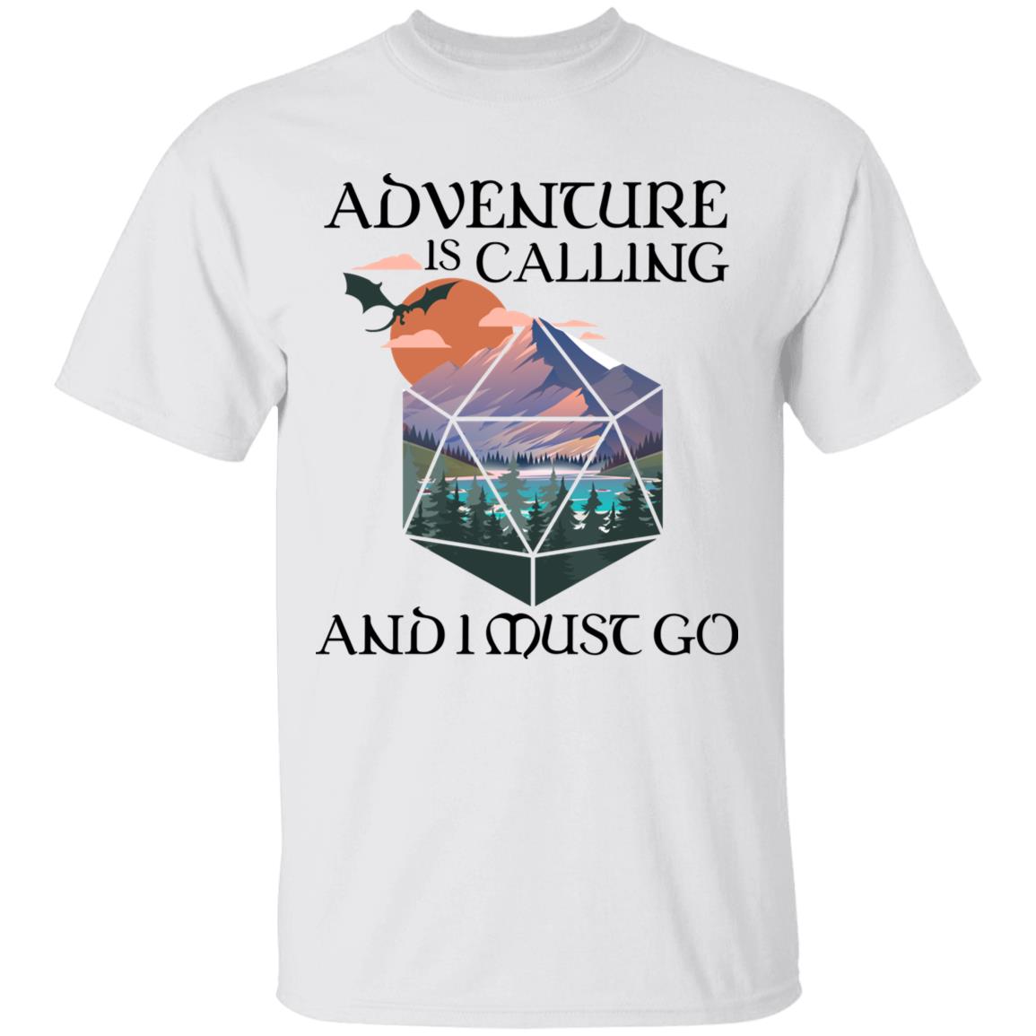 Adventure Shirt, White, Unisex T-Shirt