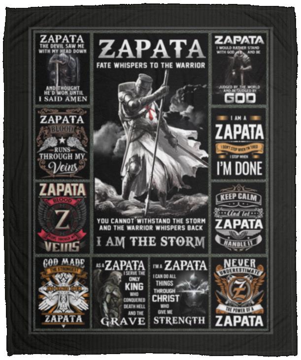 Zapata Fate Whispers To Blanket, White, Cozy Plush Fleece Blanket - 50x60