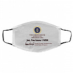 i won mask, White, Cloth Face Cover – Medium/Large