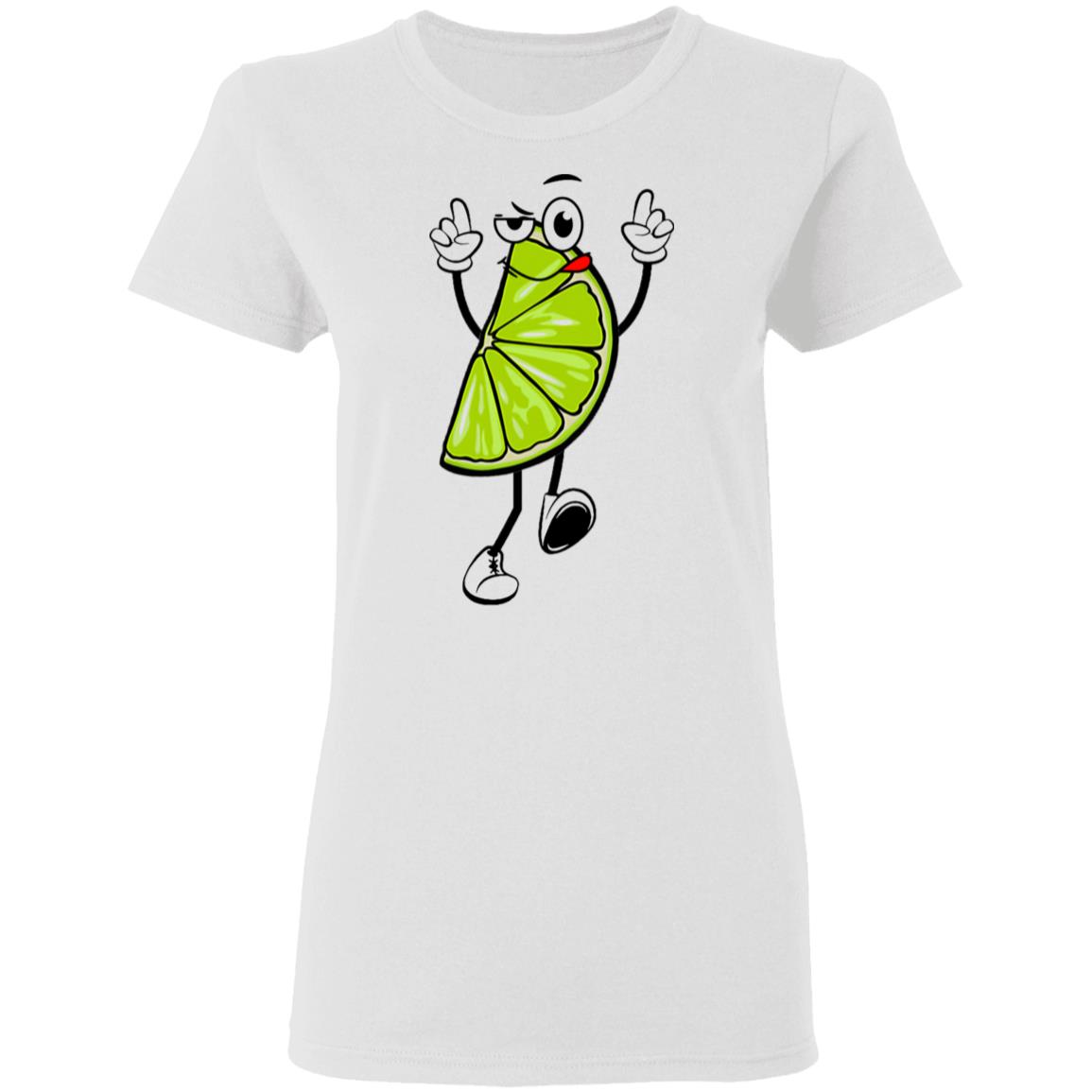 Lime Ladies T-Shirt For Mom - Matching Tequila Lime And Salt Family Shirt For Mom Dad Baby, White, Ladies T-Shirt