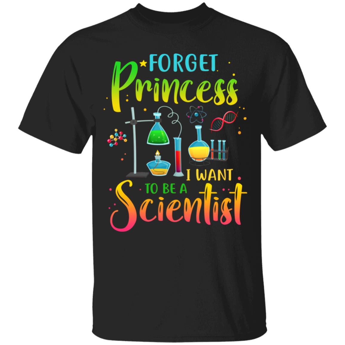 Forget Princess Youth, Black, Youth T-Shirt