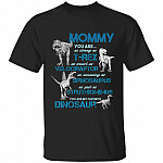 rex mom tee, Black, Unisex T-Shirt