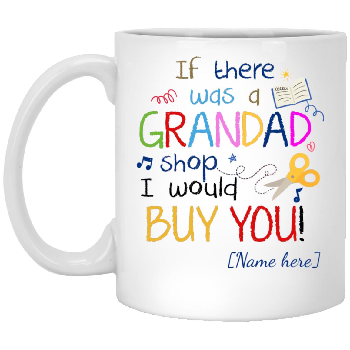 Personalized If, White, 11 oz. White Mug Personalized If, White, 11 oz. White Mug