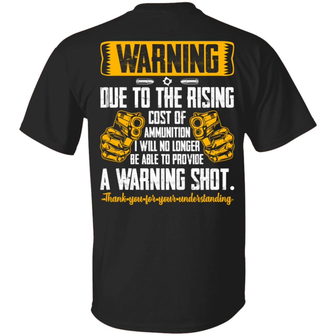 Warning Due To The Rising, Black, Unisex T-Shirt