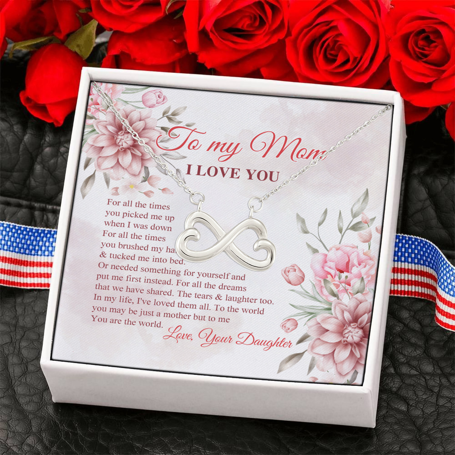 3KNG. all the times Infinity Heart Necklace (Silver) 6