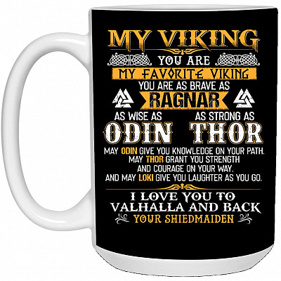 15 oz. White Mug