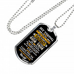 My Viking You Are My Favorite Viking You Are As Brave As Ragnar As Wise As Odin Dog Tag Pendant Necklace - Dog Tag (Silver)