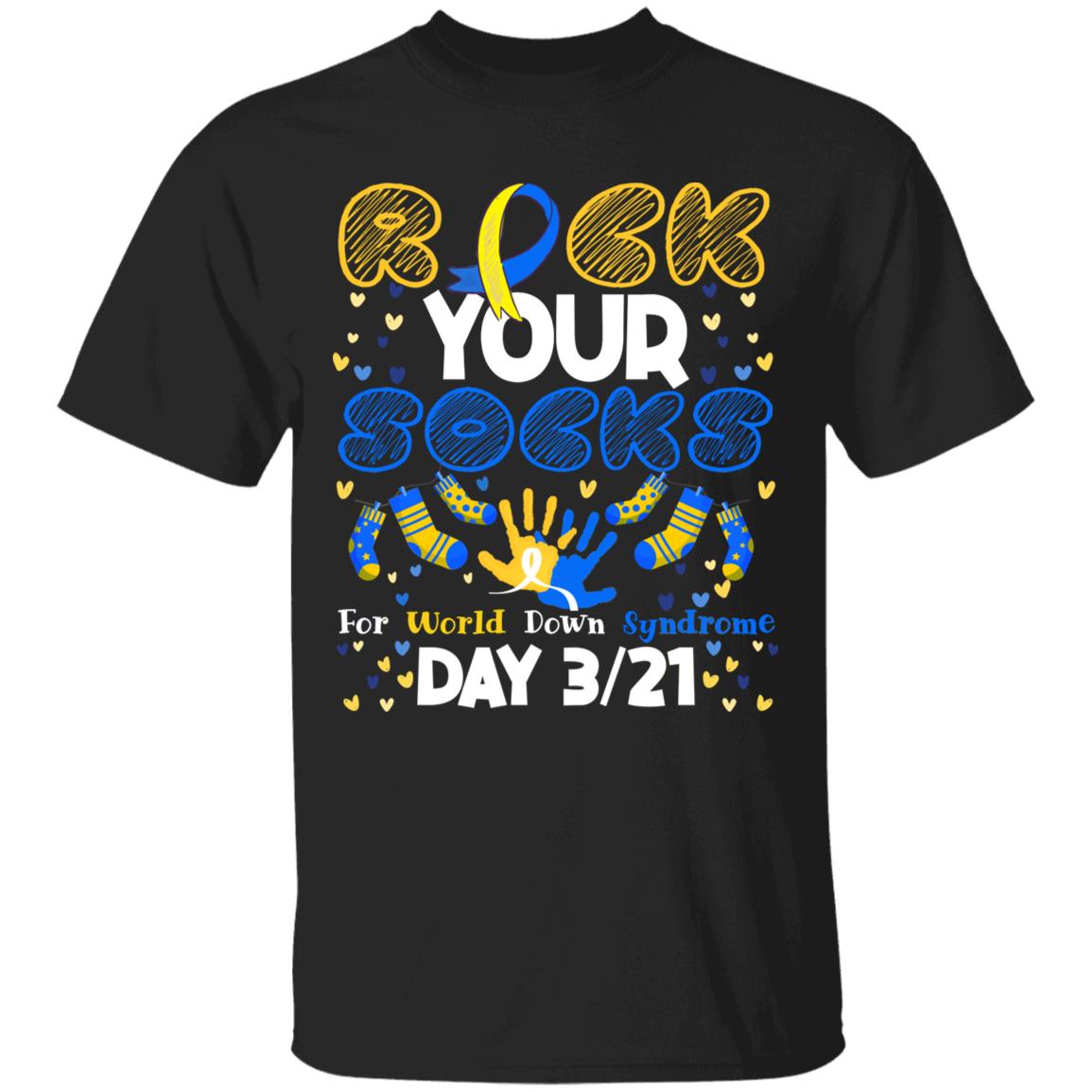 Rock Your Sock tee, Black, Unisex T-Shirt