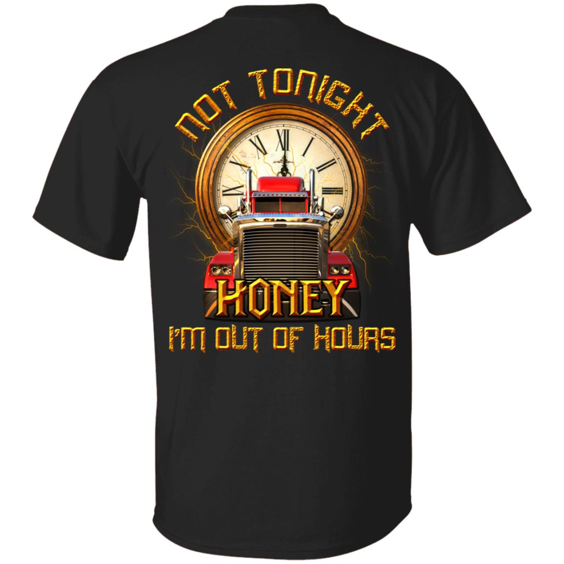 Not Tonight Honey, Black, Unisex T-Shirt