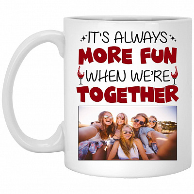 Custom Photo fun mug, White, 11 oz. White Mug