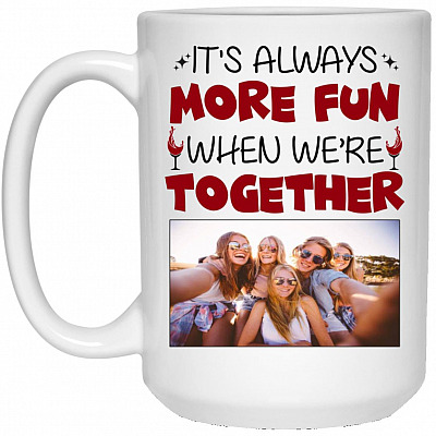 15 oz. White Mug