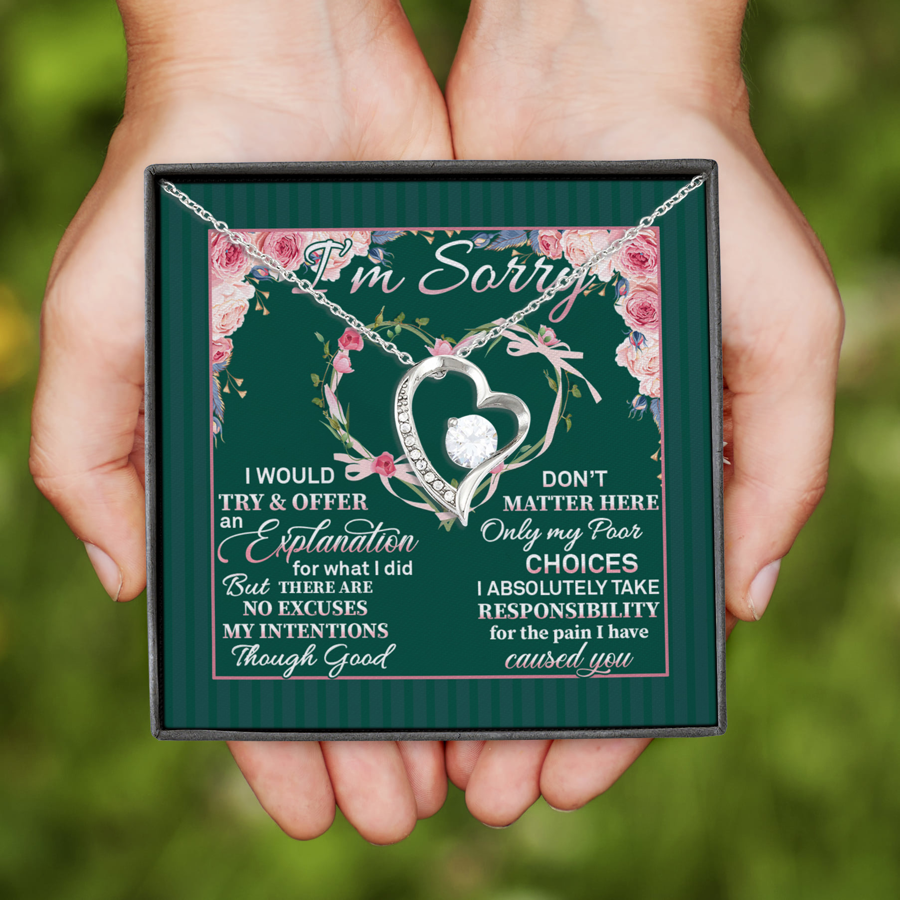 2NH. I Would Try (6) Forever Love Necklace (Silver)