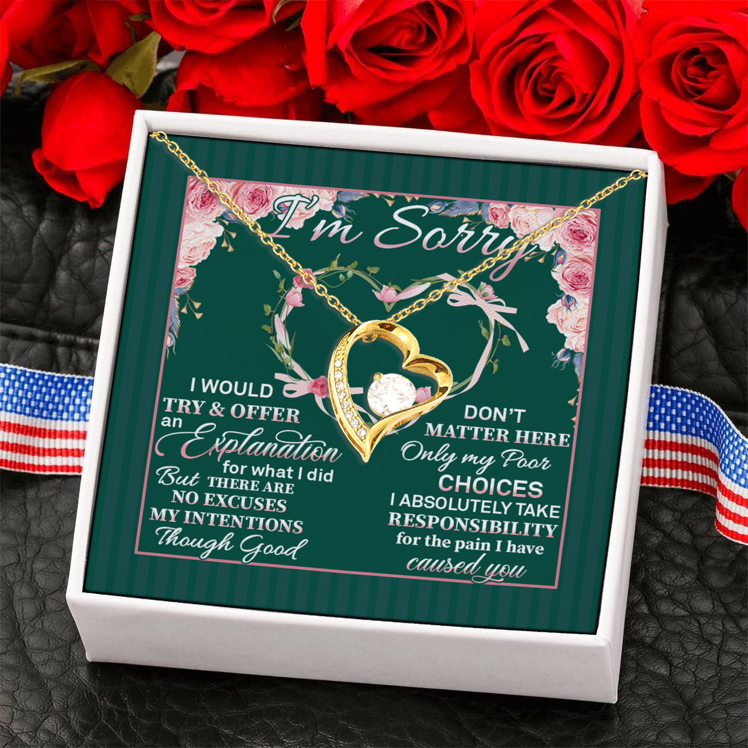 2NH. I Would Try (6) Forever Love Necklace (Gold) 6