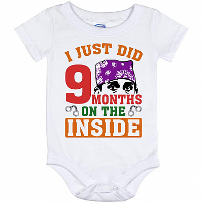 IO12M Baby Onesie 12 Month, White, Baby Onesie - 12 Month