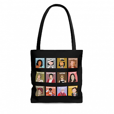 Kamala Michelle Audrey Julia Clara - Influential Women Feminist All Over Print Tote Bag - Shoulder Bag