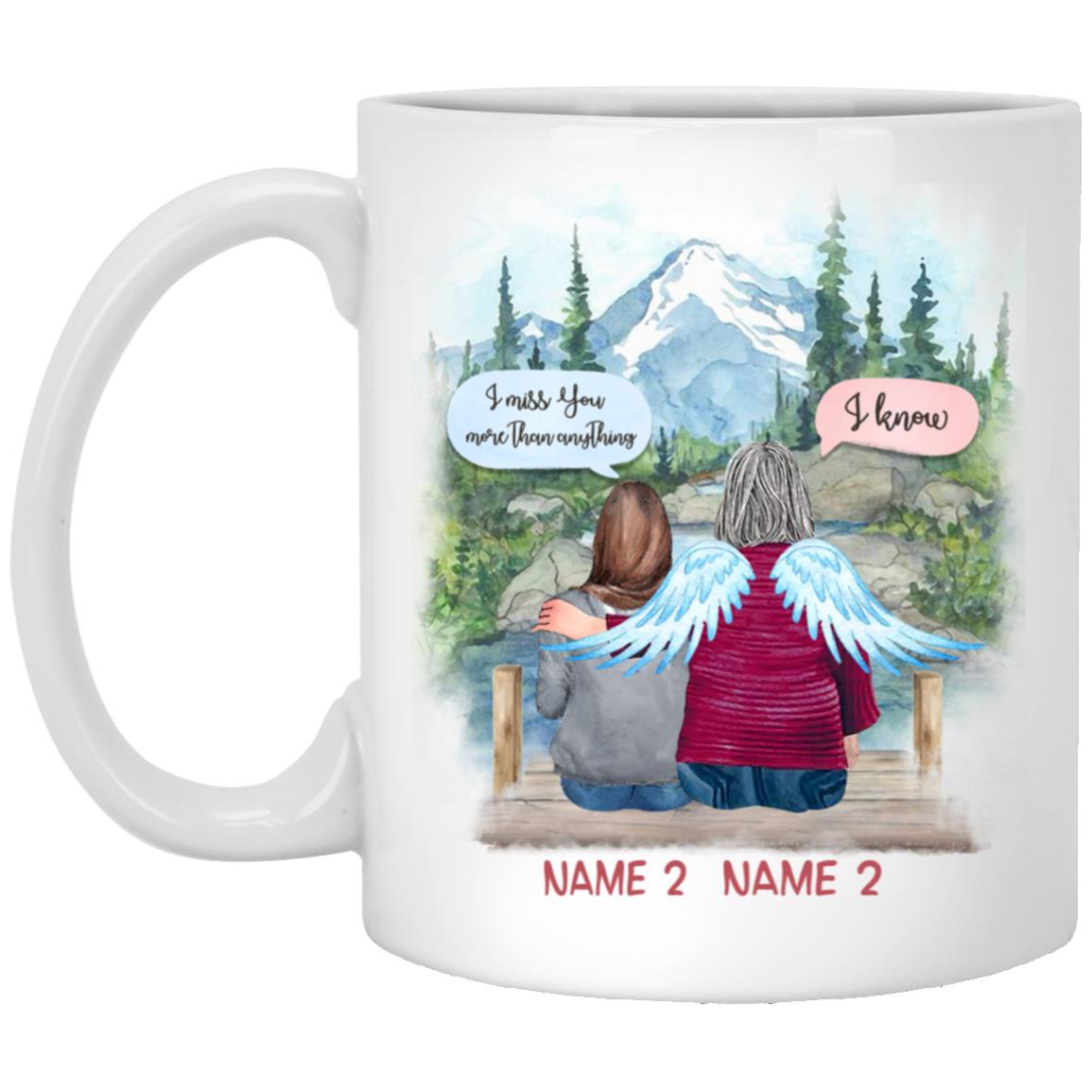 Personalized Memorial, White, 11 oz. White Mug Personalized Memorial, White, 11 oz. White Mug
