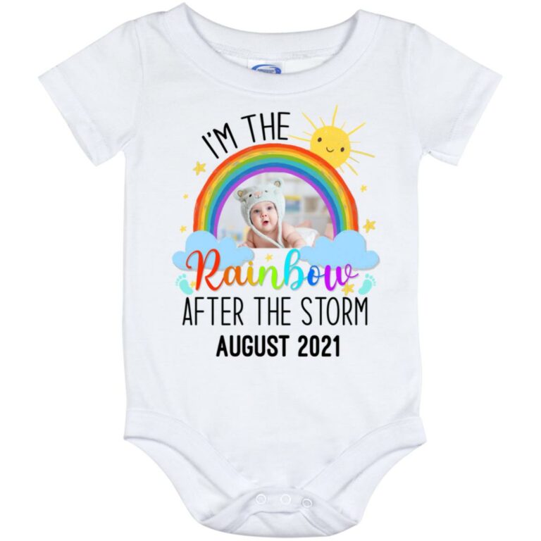 Custom Photo baby, White, Baby Onesie - 12 Month