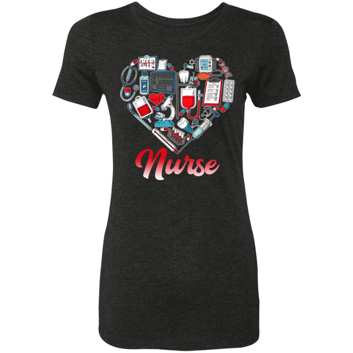 Nurse Ladies Tshirt, Vintage Black, Premium Ladies T-Shirt