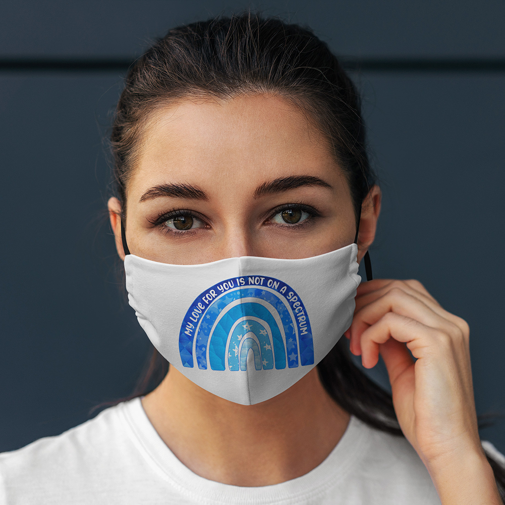 11KNG. Autism rainbow-mask-mk