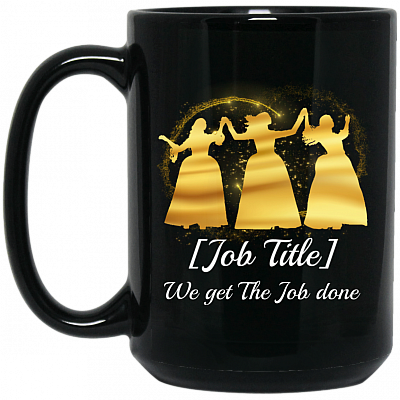 15 oz. Black Mug