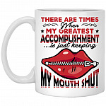 There Are Times Mug, White, 11 oz. White Mug