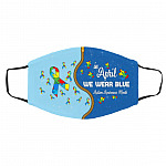 April Mask, White, Cloth Face Cover – Medium/Large April Mask, White, Cloth Face Cover – Medium/Large