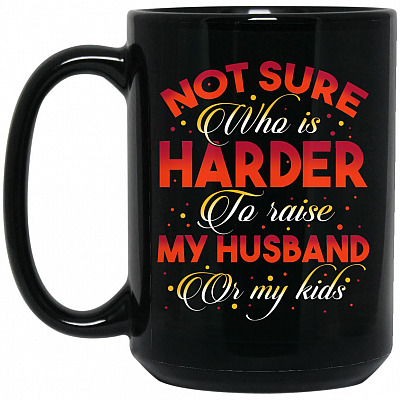 15 oz. Black Mug