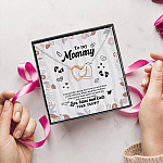 5KT. To My Mommy (5) Interlocking Hearts Necklace 5
