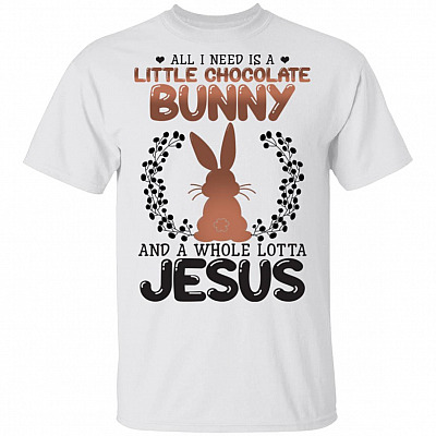 Bunny Shirt, White, Unisex T-Shirt