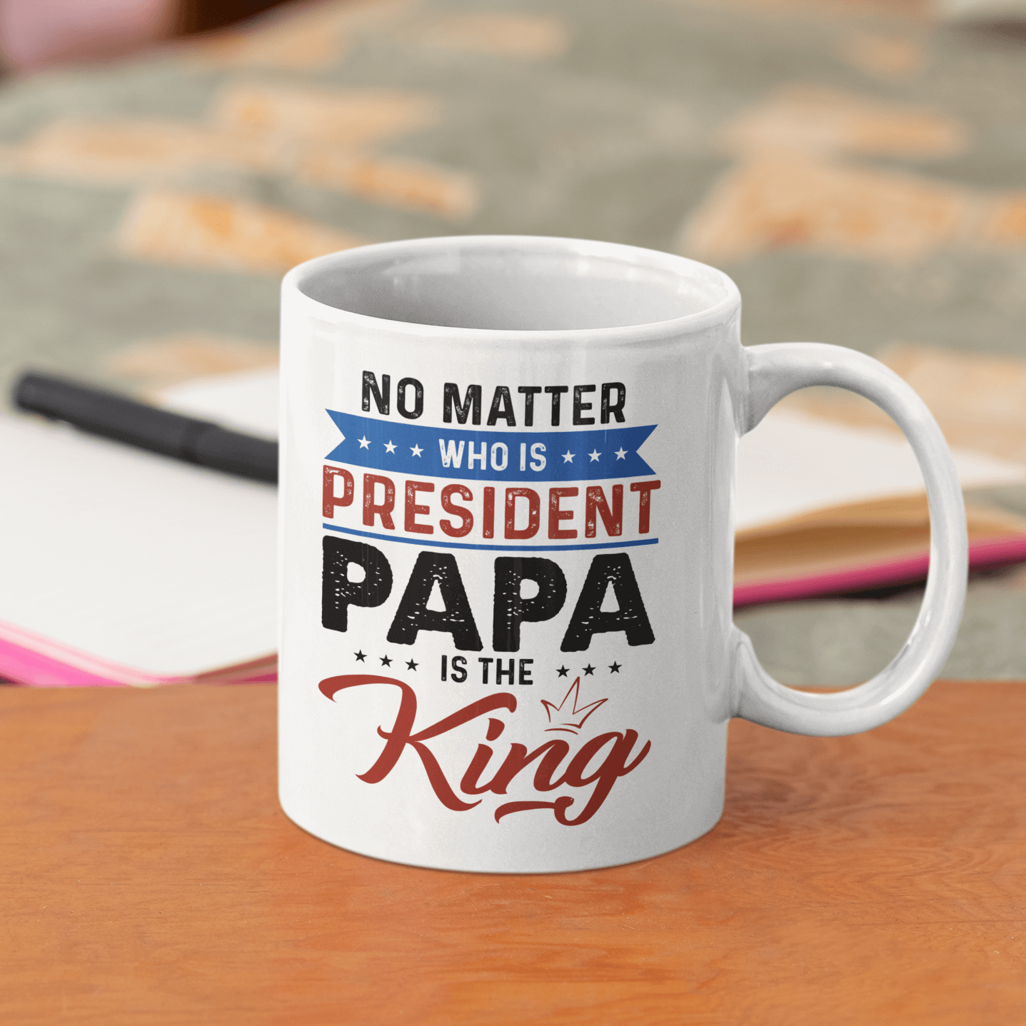 65 HG uu tien. Papa Is The King (MUG) (1) mk