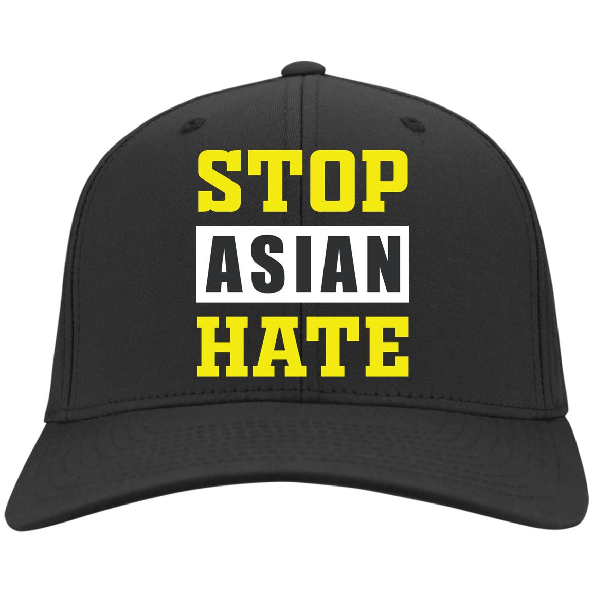 Stop Asian Hate AAPI Awareness Twill Cap, Black, Twill Cap