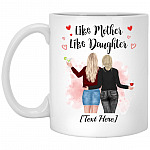 Personalized Like, White, 11 oz. White Mug Personalized Like, White, 11 oz. White Mug