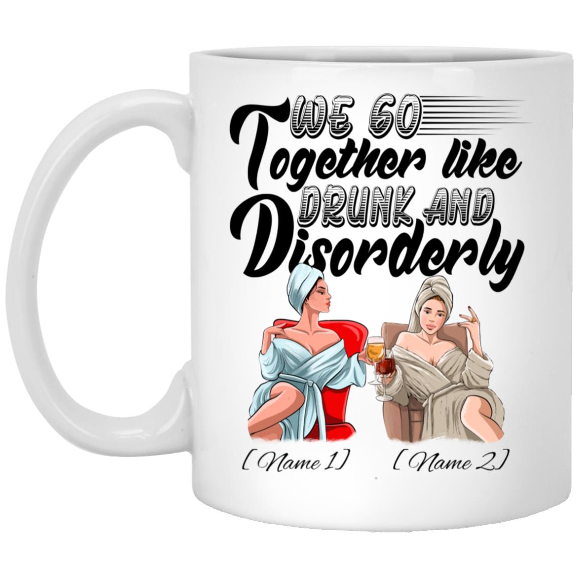 Personalized We 2, White, 11 oz. White Mug Personalized We 2, White, 11 oz. White Mug