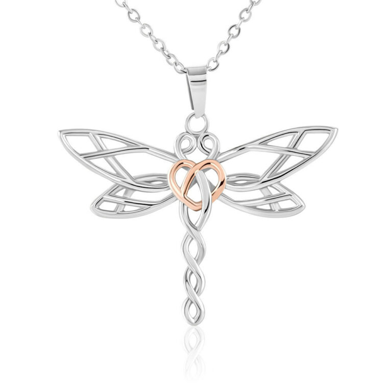 Dragonfly Necklace Message Card