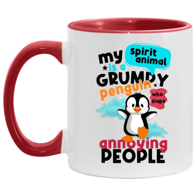 My Spirit Animal, White/Red, 11 oz. Accent Mug