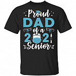 Proud Dad Of, Black, Unisex T-Shirt