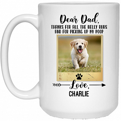 15 oz. White Mug