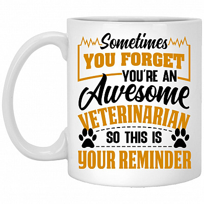 Sometimes You Forgot, White, 11 oz. White Mug