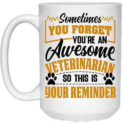 15 oz. White Mug