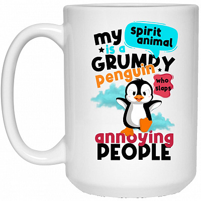 15 oz. White Mug