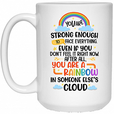 15 oz. White Mug